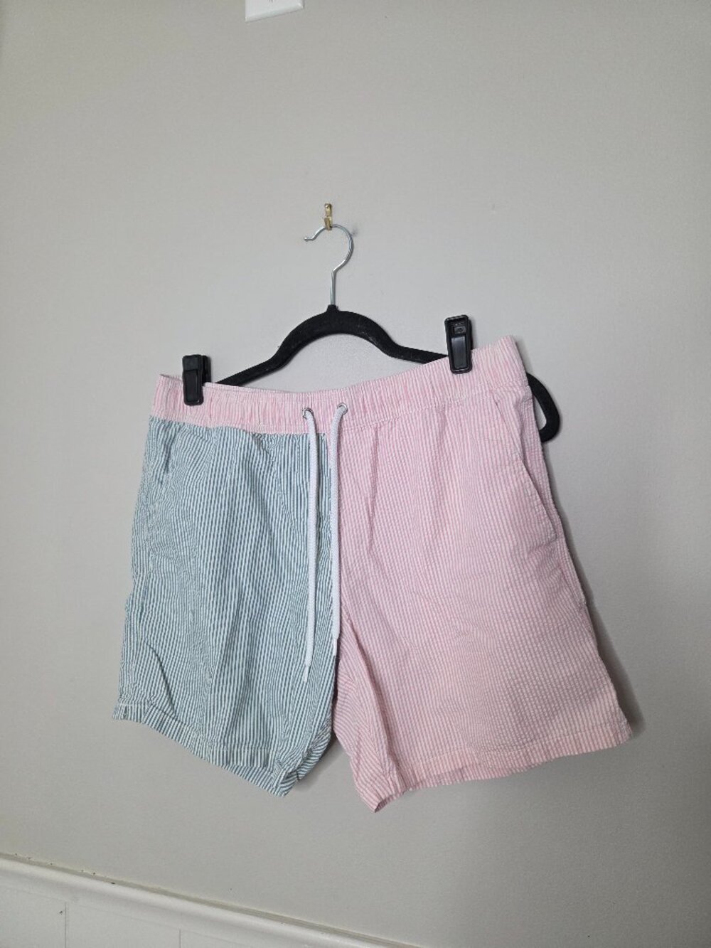 J. CREW 6" swim trunk in seersucker